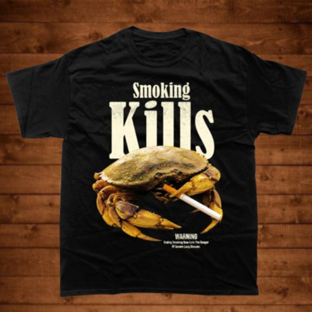 Smoking Kills Crab T-Shirt